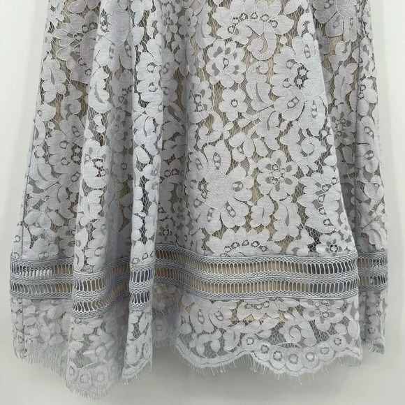 Keepsake The Label Oblivion Deep V Lace Fit & Flare Sleeveless Dress Size Medium - Picture 5 of 10